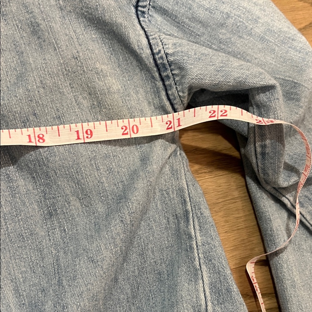 BDG Light Blue Denim Hooded Longline Jacket - Picture 3 of 3